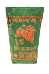 Уголь древесный 3 кг.