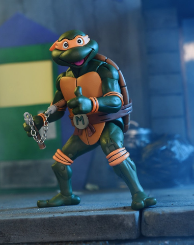 Фигурка NECA Teenage Mutant Ninja Turtles: Michelangelo (Pizza Club)