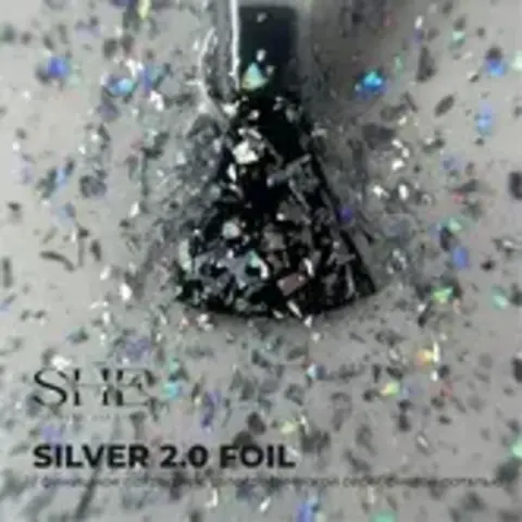 SHE Финишное покрытие SILVER FOIL 2.0 12 г