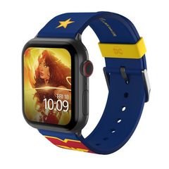Ремешок MobyFox DC WonderWoman Logo для Apple Watch, синий