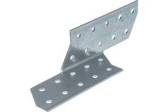 Крепление балок 40x170x40x2 мм опора бруса ПРАВЫЙ держатель 41493