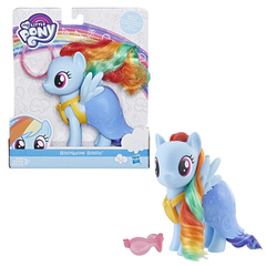 Фигурка My Little Pony Rainbow Dash с юбкой, рубашкой и солнцезащитными очками