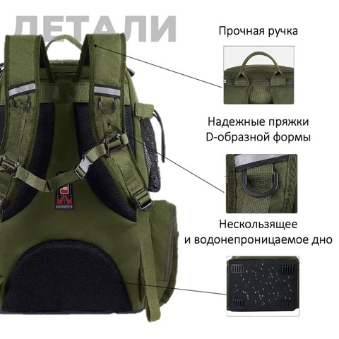 Картинка рюкзак рыболовный Nevo Rhino 9106-NW Army - 12