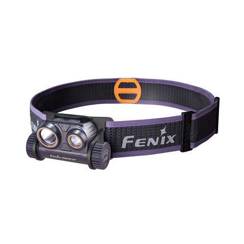 Наручные часы Налобный фонарь Fenix HM65R-DT Dual LED фиолетовый фото