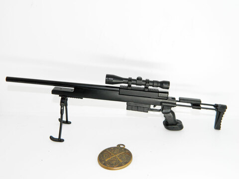 AWP sniper rifle scale 1:4 SAS version