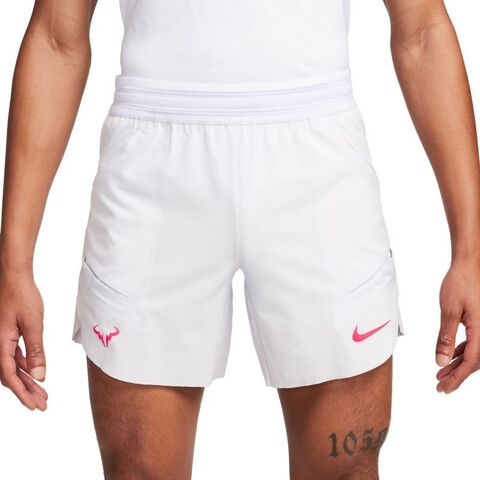 Теннисные шорты Nike Dri-Fit Rafa Short - barely grape/barely grape/siren red