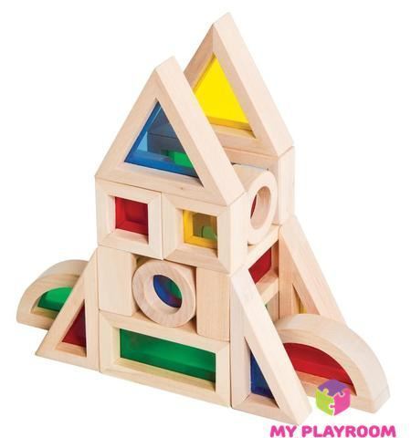 Конструктор Радужные блоки (Rainbow blocks), 24 детали 5