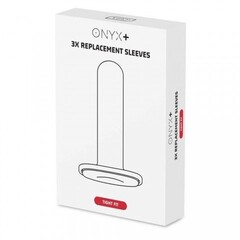Комплект сменных рукавов плотноприлегающих для интерактивного мастурбатора Onyx+ от KIIROO (3 шт)