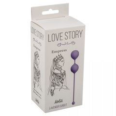 Фиолетовые вагинальные шарики Love Story Empress Lavender Sunset - 