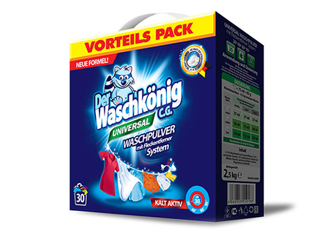 Универсальный стиральный порошок Der Waschkönig C.G.,  2.5кг