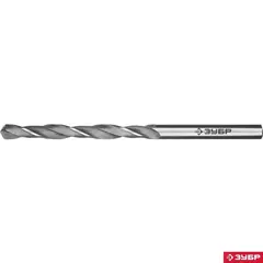 ЗУБР ПРОФ-В, 4.6 х 80 мм, сталь Р6М5, класс В, сверло по металлу, Профессионал (29621-4.6)