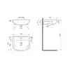 Santek 1WH110256 Умывальник "Ладога-50"