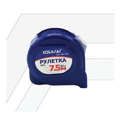 Рулетка КОБАЛЬТ Луч 3м x 16мм, корпус из ABS пластика (мех.стопор, белое матов. покрытие,  (247-309)