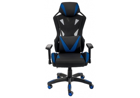 Офисное кресло для персонала и руководителя Компьютерное Markus черное / синее 67*67*117 Черный / синий