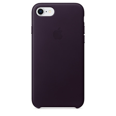 Чехол для телефона Apple iPhone 8 Leather Case - Dark Aubergine (MQHD2FE/A)