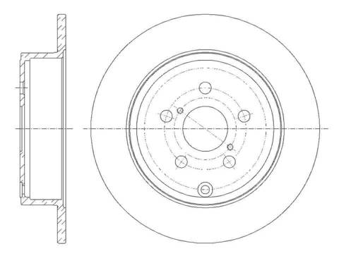 Диск тормозной G-brake  GR-01603