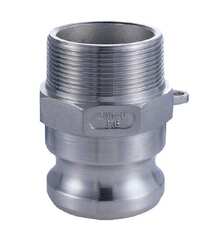 Кулачковое соединение (камлок) тип E, ниппель с хвостовиком 2.1/2 (нерж.) POWERMASTER