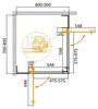 Cezares SLIDER-AH-2-70/80-80/90-C-BORO Душевой уголок