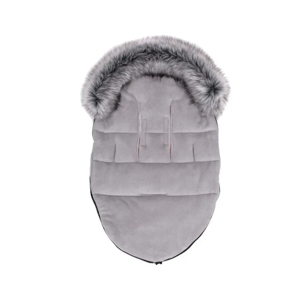 CottonMoose Mini Moose Footmuff White 15 990 Kid Mall