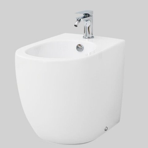 ArtCeram FLB004 05 00 ArtCeram FILE 2.0 Биде напольное 37х52 см, 1 отверстие, цвет белый матовый/покрытие Saniglaze