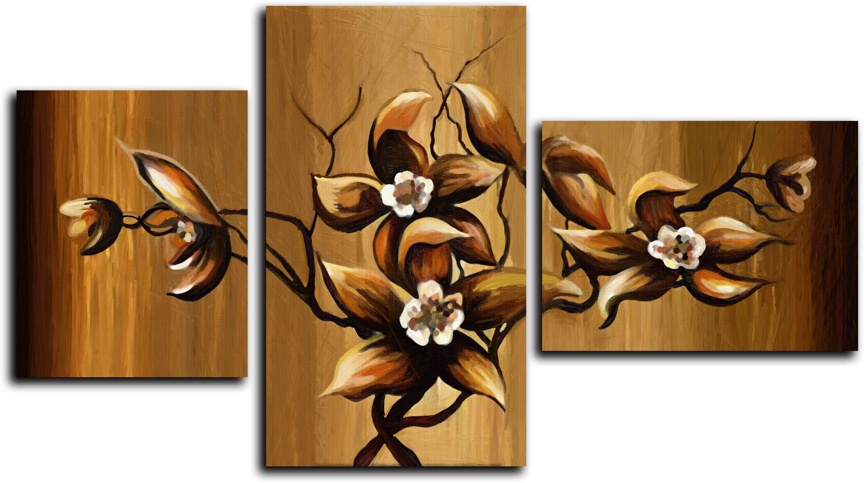Модульные картины Модульная картина "Четыре цветка" М79.png