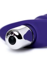 Фиолетовый анальный вибратор Condal - 14 см. - 