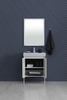 Aquanet 302523 Тумба с раковиной Nova Lite 60 2 дв. цв. бел. глянец (302523)