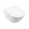 Villeroy&Boch Subway 3.0 8M42S101 Сиденье для унитаза, Villeroy&Boch, Subway 3.0, с крышкой, ширина, мм-370, глубина, мм-438, с плавным опусканием, с функцией QuickRelease, материал шарниров-нержавеющая сталь, цвет шарниров-нержавеющая сталь, материа