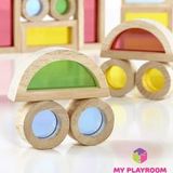Конструктор Радужные блоки (Rainbow blocks), 24 детали 6