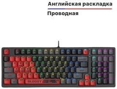 Клавиатура Bloody S98 Sports красный