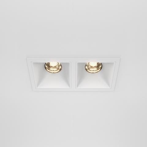 Встраиваемый светодиодный светильник Maytoni Alfa LED DL043-02-10W3K-D-SQ-W