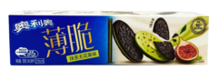 Печенье Oreo Thin Crisp Matcha Fig со вкусом зелёного чая с инжиром