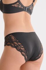 Трусы слипы классического кроя LISCA RIVER 022363 | Антрацитовый серый