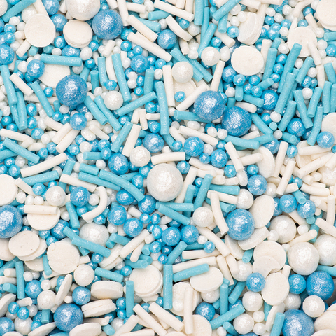 Посыпка Декоративный микс (голубой, белый перламутр) 50 г