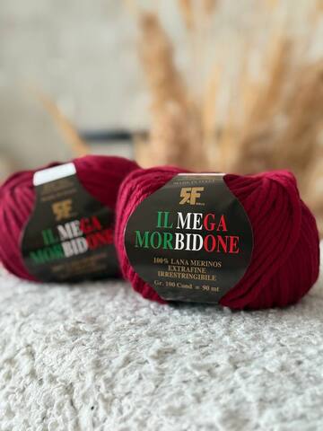 Пряжа MEGA MORBIDONE, 100г