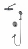 WONZON & WOGHAND STICK WW-88929010-BGM Душевая система с термостатом встраиваемая, темный графит
