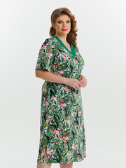 4534 Халат на пуговицах