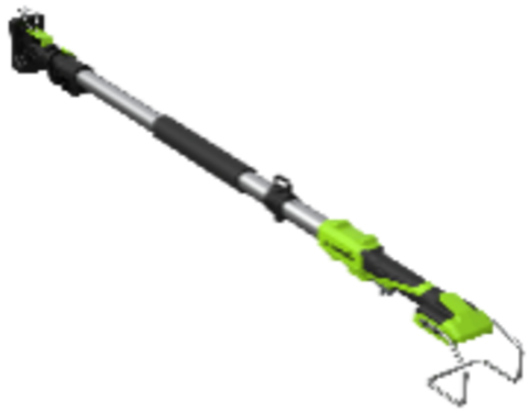 Телескопическая штанга для секатора и мини пилы Greenworks (ASCSPGWA2)