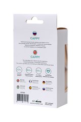 Мятная силиконовая анальная пробка Сappy - 12,5 см. - 