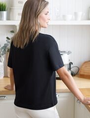 Футболка с принтом свободная эластичная из премиального хлопка  D49.136 (130845)