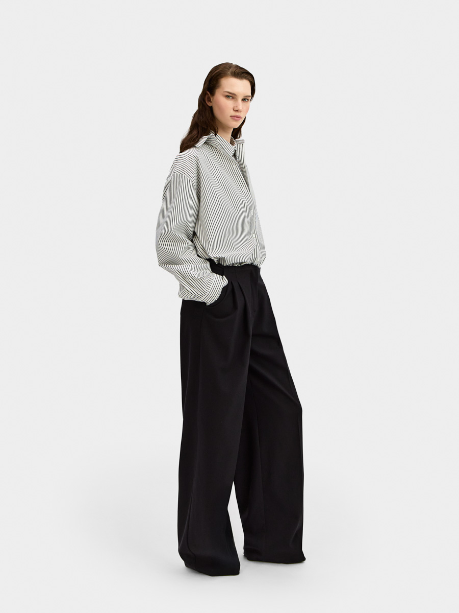 Рубашка Полин в полоску