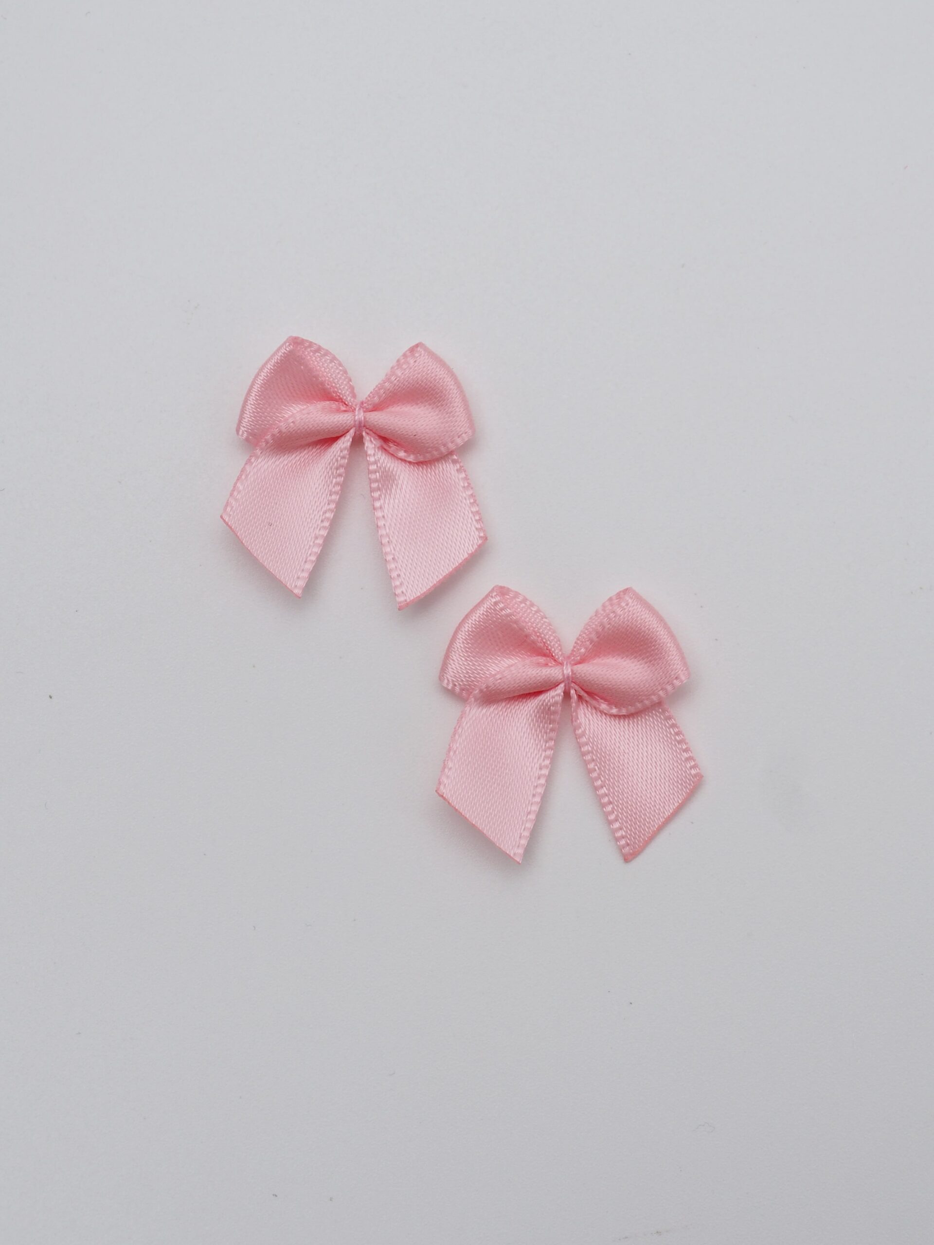 Бантик пришивной розовый 2 см