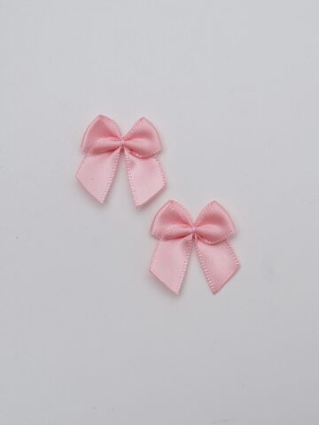 Бантик пришивной розовый 2 см