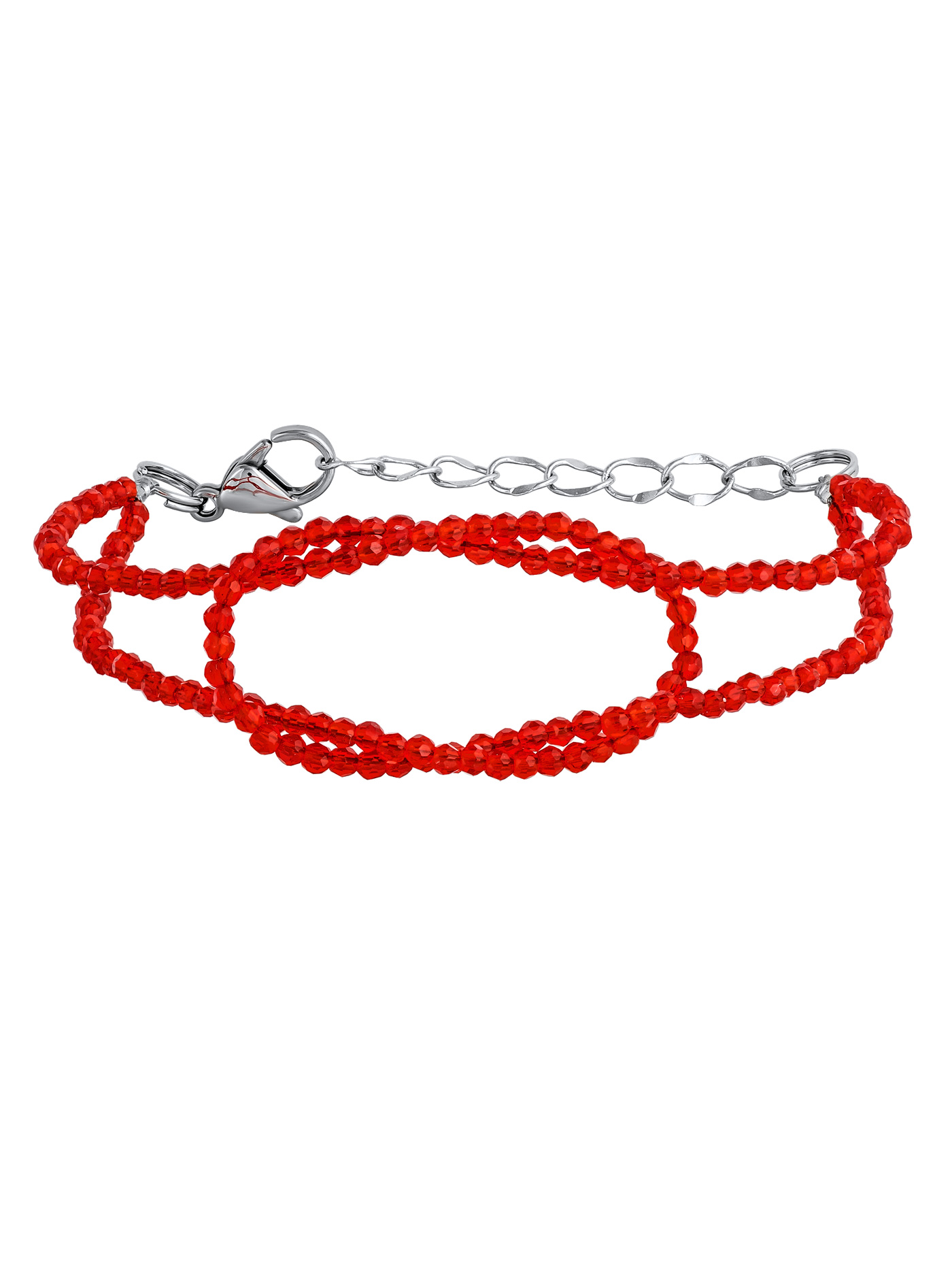 Браслет со шпинелью и гематитом