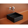 Ceramica Nova Element CN6068MB Раковина накладная квадратная, 36.1x36.1, цвет: чёрный