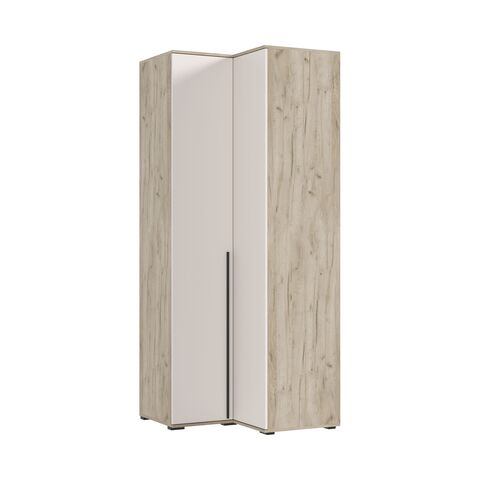 Норд Шкаф угловой (Кашемир, Дуб Крафт серый)