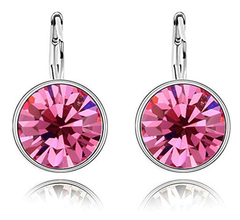 Swarovski Crystall Zoetzl Sırğa - Pink