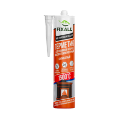 Герметик для печей FIXALL THERMO 1500°C Черный 280мл