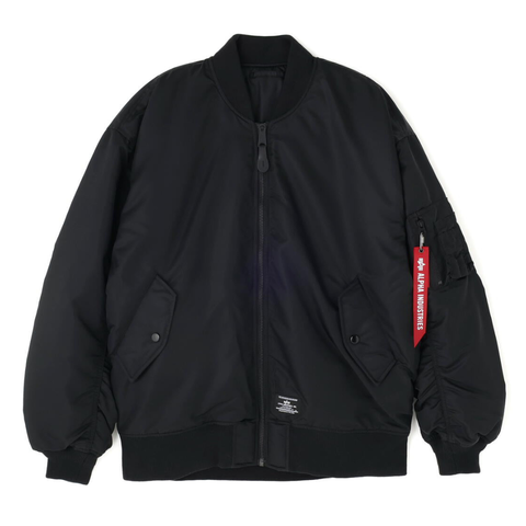 Бомбер Alpha Industries MA-1 Blood Chit Gen ll Black (Черный)