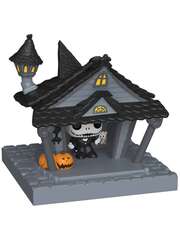 Funko Bitty POP! Disney. The Nightmare Before Christmas: Sally & Zero + Jack with Jack's House + Jack with Snow Mobile
